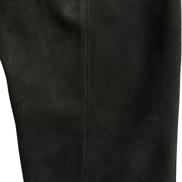 Old Navy Women’s Stevie Faux Suede Slim Pants Black Pull-On Stretch Trousers - Picture 3 of 7